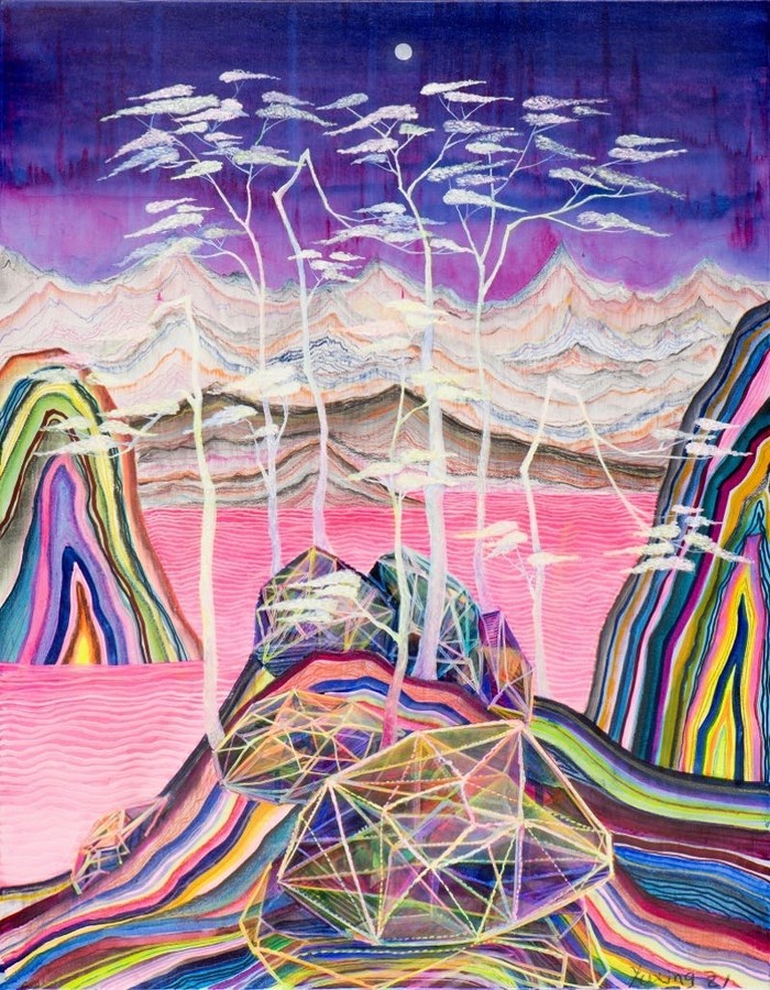 Huang Yuxing; Heaps of Brocade and Ash 锦灰堆 展