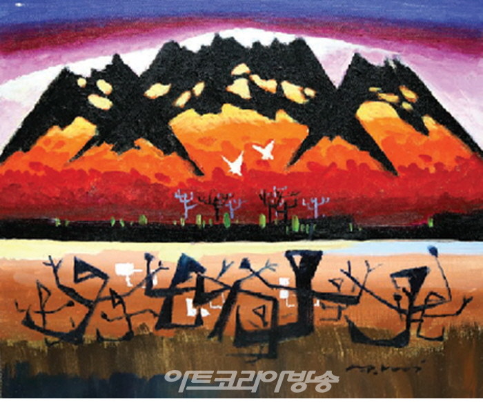 중국 지하수녀원 건축 기금 마련전 '하반영 화백 유작전'