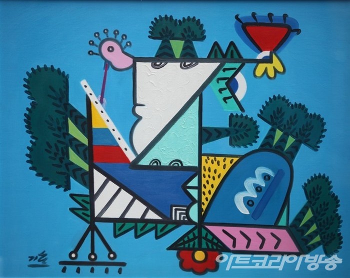 '하늘보다 눈부신 파랑' 정기호 초대전