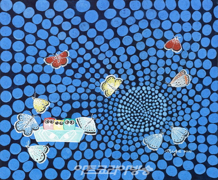 임미자 작가, '나비의 단상展'