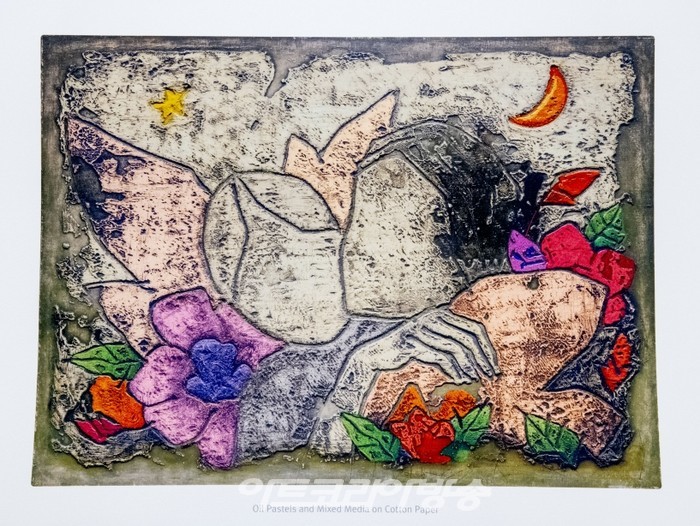 국내외 미술가의 걸작과 한국 문화유산 전시-모노핸드페인팅 전후연 작가.민화 김종숙 작가 참가