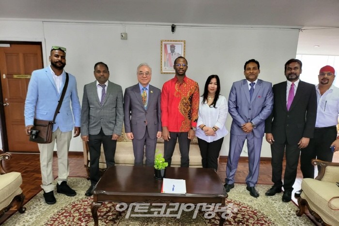 국제인권보호재단 총회장 박상원 박사 말레시아 방문