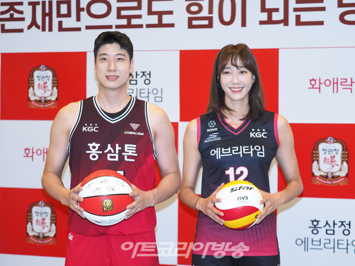 [AK포토] 한송이-양희종, 환한 미소