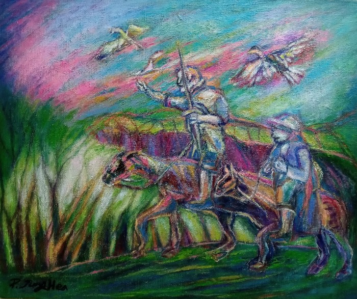 [박정해의 시와 그림의 뜨락] 길 위의 돈키호테 꿈꾸는 세상