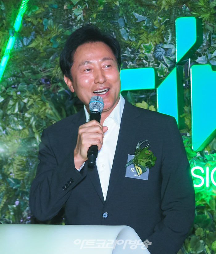 [AK포토] 인사말 하는 오세훈 서울시장