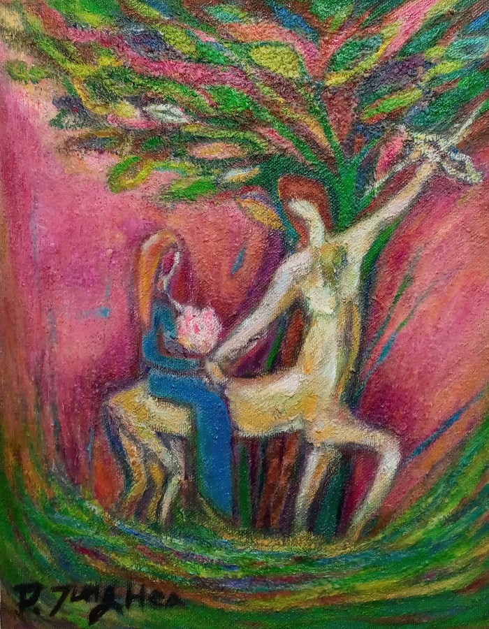 [박정해의 시와 그림의 뜨락] 센토와 소녀, 신의 실패작 반인반마