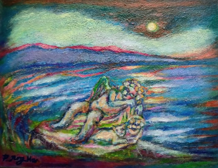 [박정해의 시와 그림의 뜨락] 바다의 에로스 잠자는 아이