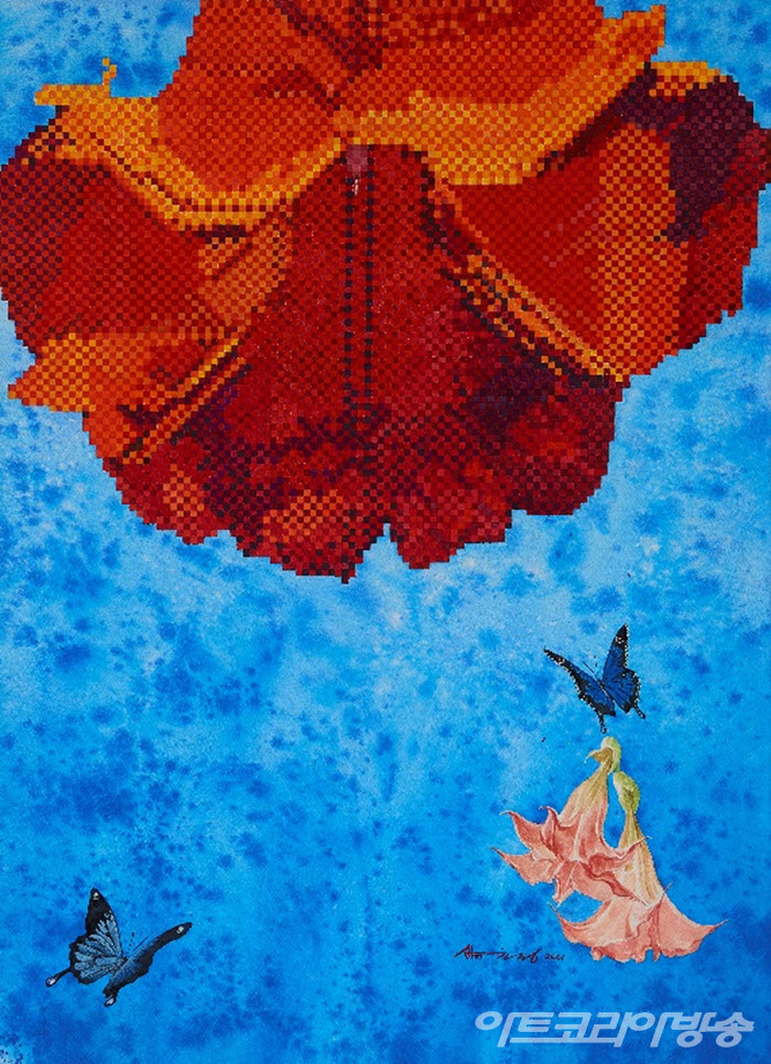 안윤정 작가 초대전 '픽셀 개체의 다양성'