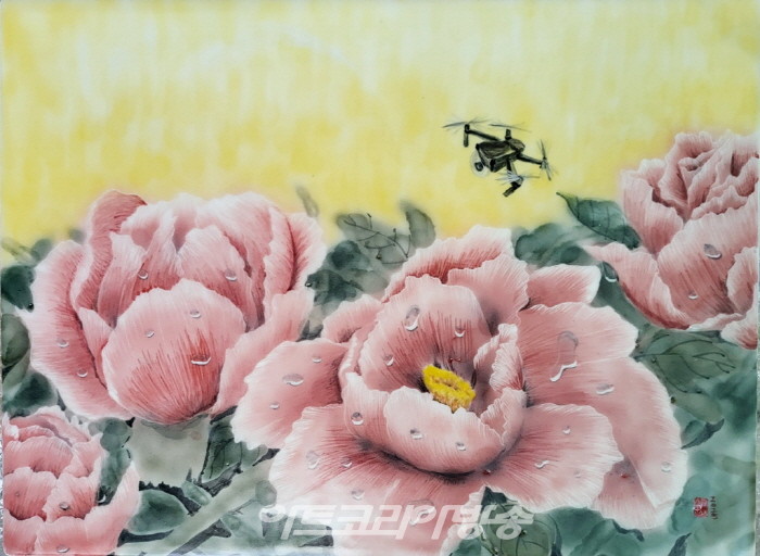 김은경 개인전 '흐르는 대로 바라본다 도자회화'