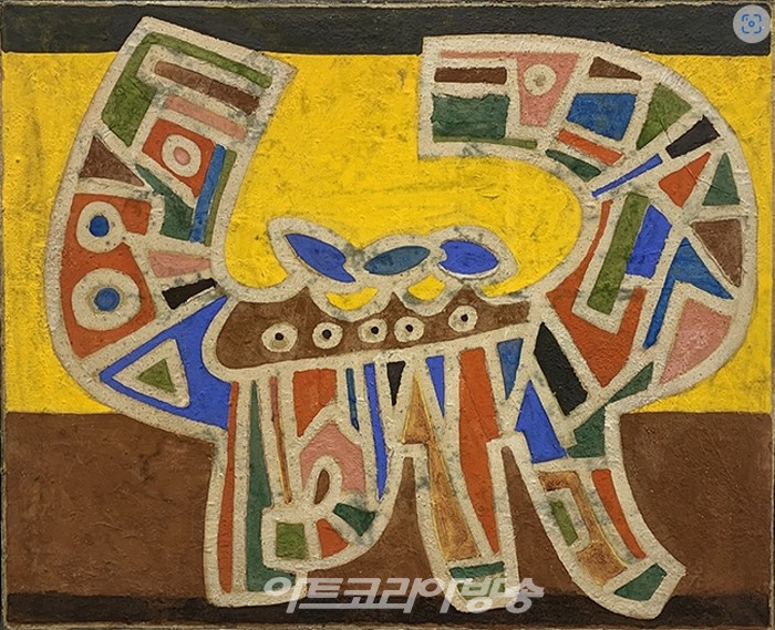 이응노, '동쪽에서 부는 바람, 서쪽에서 부는 바람'