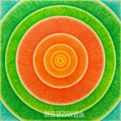 [김종근 미술평론] 내면의 빛을 깨우는 신성미학, 에너지를 그리는 명상작가 정연우