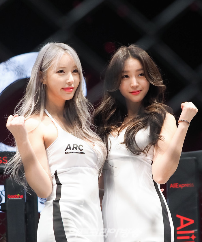 [AK포토] 임지우-심소미, 'ARC 007' 성원해 주세요