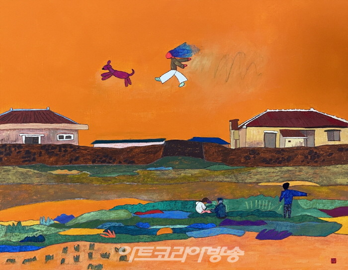 서양화가 정일모, 아름다운 인연들의 이야기 '자유의 문'