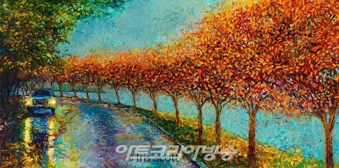 손가락 터치 그림 / Iris Scott