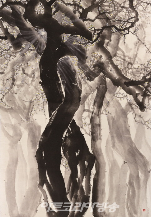 문인화가 정응균 개인전 '수묵으로 만든 자유로운 조형, 람바의 빛'