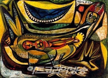 스페인 화가 ILDEFONSO Manuel Gil의 인물화