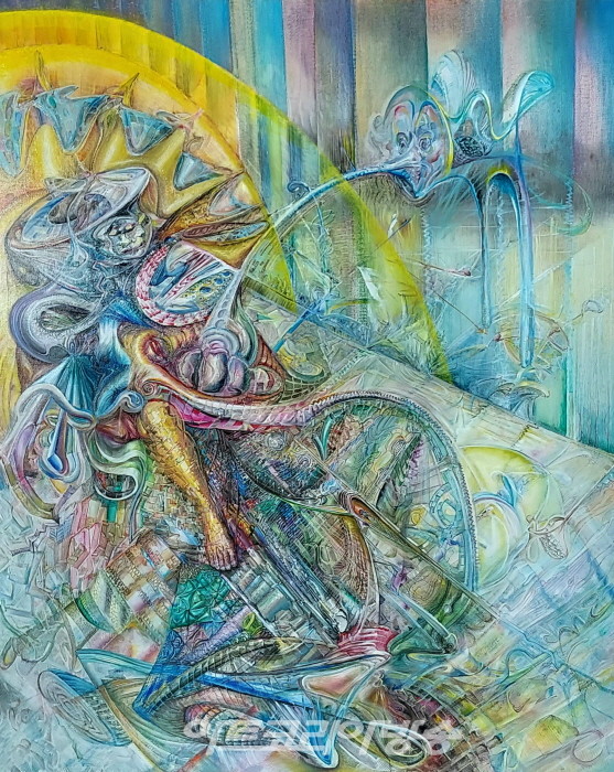 우창훈 '무의식의 붕괴-라이브 페인팅'