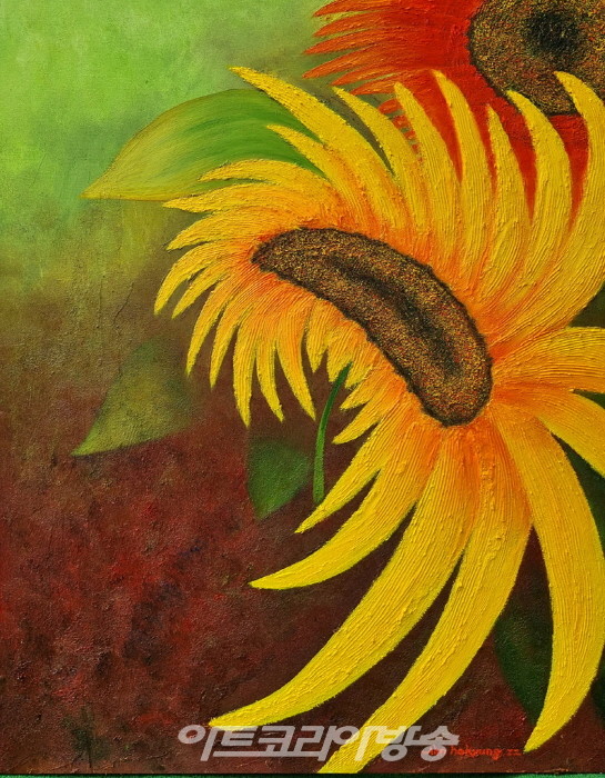 서양화가 안호경, 해바라기 작품으로 